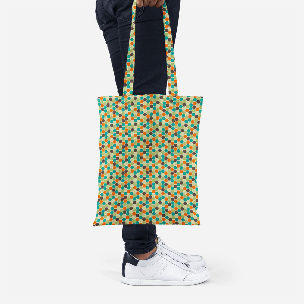 ArtzFolio Retro Style Tote Bag Shoulder Purse | Multipurpose-Tote Bags Basic-AZ5007289TOT_RF-IC 5007289 IC 5007289, Abstract Expressionism, Abstracts, Ancient, Art and Paintings, Books, Circle, Decorative, Digital, Digital Art, Fashion, Geometric, Geometric Abstraction, Graphic, Historical, Illustrations, Medieval, Modern Art, Patterns, Retro, Semi Abstract, Signs, Signs and Symbols, Urban, Vintage, style, tote, bag, shoulder, purse, multipurpose, abstract, art, backdrop, background, color, colorful, cover,