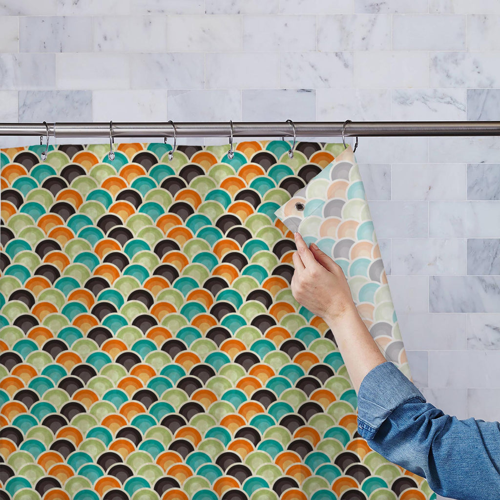 Retro Style D3 Washable Waterproof Shower Curtain-Shower Curtains-CUR_SH-IC 5007290 IC 5007290, Abstract Expressionism, Abstracts, Ancient, Art and Paintings, Books, Circle, Decorative, Digital, Digital Art, Fashion, Geometric, Geometric Abstraction, Graphic, Historical, Illustrations, Medieval, Modern Art, Patterns, Retro, Semi Abstract, Signs, Signs and Symbols, Urban, Vintage, style, d3, washable, waterproof, shower, curtain, wallpaper, interior, design, abstract, art, backdrop, background, color, colorf