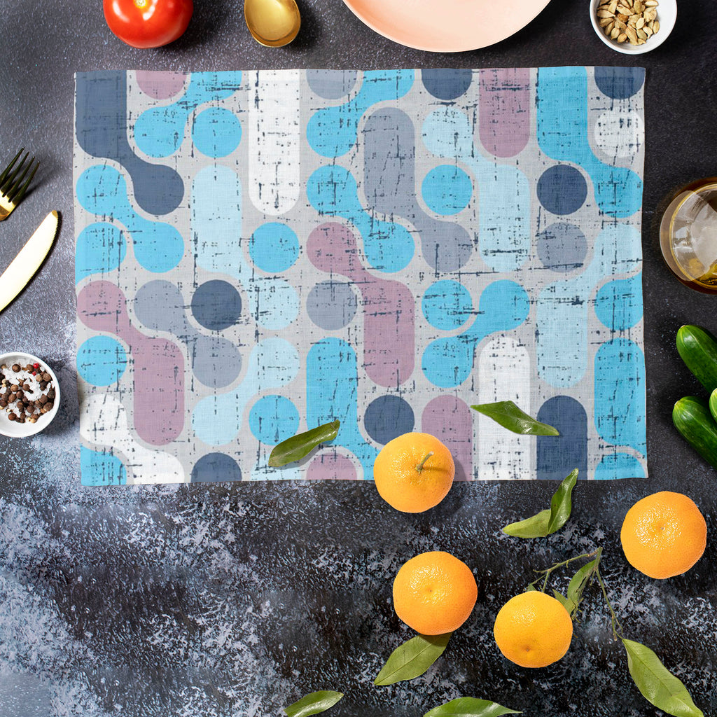 Retro Style D4 Table Mat Placemat-Table Place Mats Fabric-MAT_TB-IC 5007291 IC 5007291, Abstract Expressionism, Abstracts, Ancient, Art and Paintings, Botanical, Circle, Decorative, Digital, Digital Art, Fashion, Floral, Flowers, Geometric, Geometric Abstraction, Graphic, Historical, Illustrations, Medieval, Modern Art, Nature, Patterns, Retro, Semi Abstract, Signs, Signs and Symbols, Vintage, style, d4, table, mat, placemat, pattern, wallpaper, seamless, modern, abstract, art, artistic, backdrop, backgroun