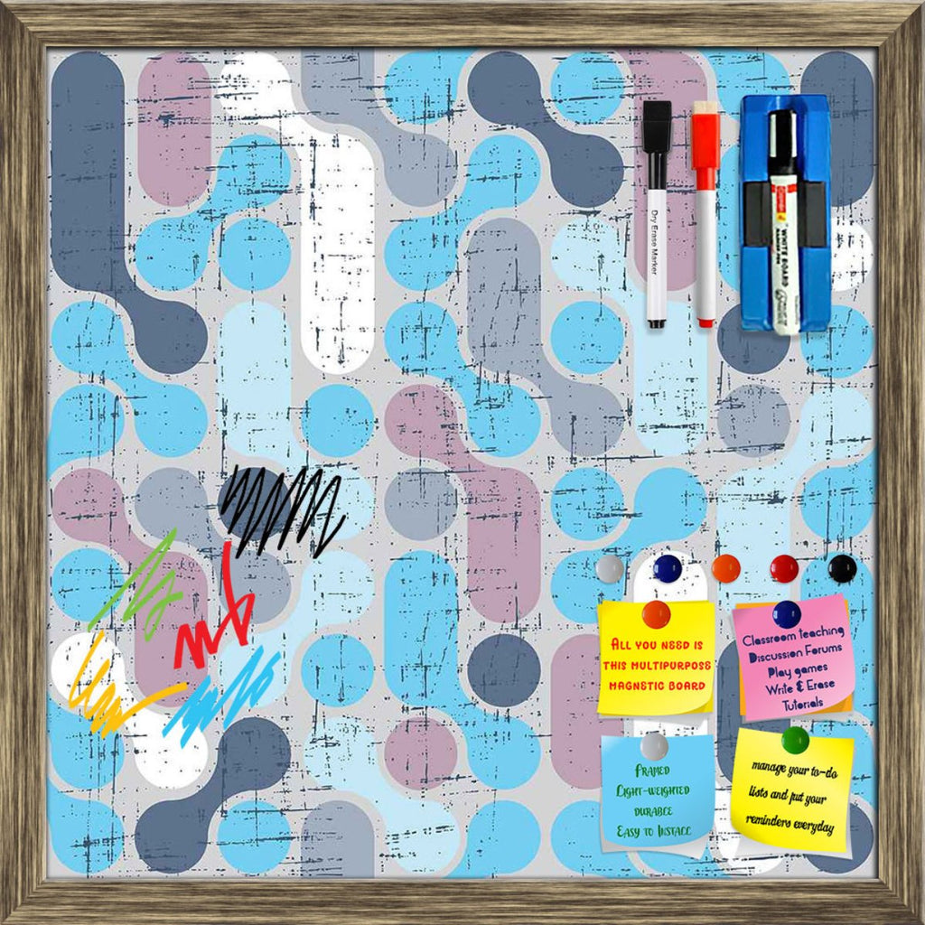 Retro Style Framed Magnetic Dry Erase Board | Combo with Magnet Buttons & Markers-Magnetic Boards Framed-MGB_FR-IC 5007291 IC 5007291, Abstract Expressionism, Abstracts, Ancient, Art and Paintings, Botanical, Circle, Decorative, Digital, Digital Art, Fashion, Floral, Flowers, Geometric, Geometric Abstraction, Graphic, Historical, Illustrations, Medieval, Modern Art, Nature, Patterns, Retro, Semi Abstract, Signs, Signs and Symbols, Vintage, style, framed, magnetic, dry, erase, board, printed, whiteboard, wit