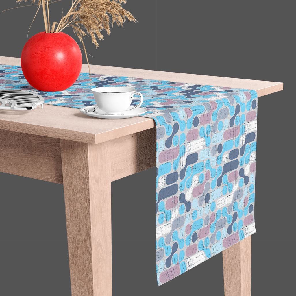 Retro Style D4 Table Runner-Table Runners-RUN_TB-IC 5007291 IC 5007291, Abstract Expressionism, Abstracts, Ancient, Art and Paintings, Botanical, Circle, Decorative, Digital, Digital Art, Fashion, Floral, Flowers, Geometric, Geometric Abstraction, Graphic, Historical, Illustrations, Medieval, Modern Art, Nature, Patterns, Retro, Semi Abstract, Signs, Signs and Symbols, Vintage, style, d4, table, runner, pattern, wallpaper, seamless, modern, abstract, art, artistic, backdrop, background, bright, color, color