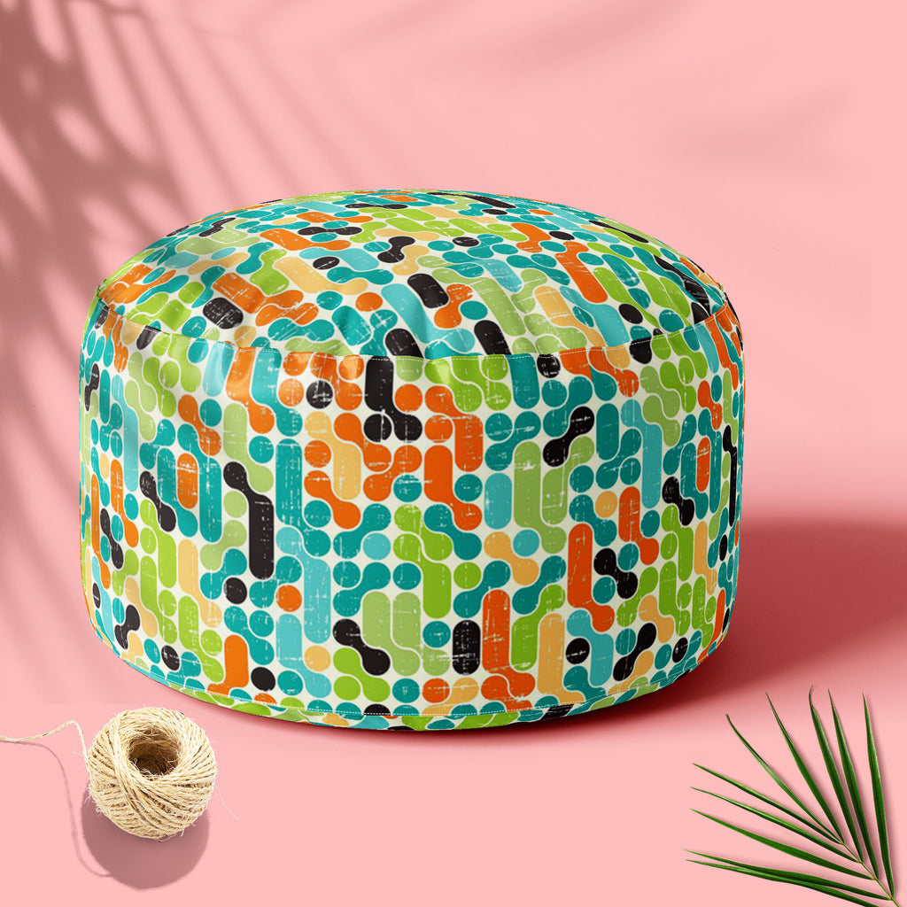 Retro Style D5 Footstool Footrest Puffy Pouffe Ottoman Bean Bag | Canvas Fabric-Footstools-FST_CB_BN-IC 5007292 IC 5007292, Abstract Expressionism, Abstracts, Ancient, Art and Paintings, Botanical, Circle, Decorative, Digital, Digital Art, Fashion, Floral, Flowers, Geometric, Geometric Abstraction, Graphic, Historical, Illustrations, Medieval, Modern Art, Nature, Patterns, Retro, Semi Abstract, Signs, Signs and Symbols, Vintage, style, d5, footstool, footrest, puffy, pouffe, ottoman, bean, bag, canvas, fabr