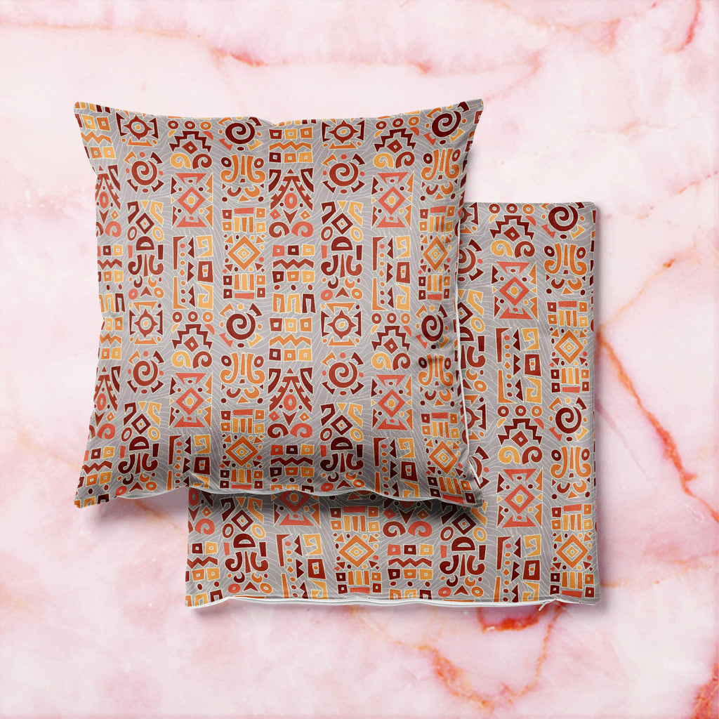 Ethnic Africa Cushion Cover Throw Pillow-Cushion Covers-CUS_CV-IC 5007293 IC 5007293, Abstract Expressionism, Abstracts, African, Art and Paintings, Asian, Botanical, Circle, Culture, Digital, Digital Art, Dots, Ethnic, Floral, Flowers, Geometric, Geometric Abstraction, Graphic, Hand Drawn, Illustrations, Nature, Patterns, Semi Abstract, Signs, Signs and Symbols, Stripes, Traditional, Triangles, Tribal, World Culture, africa, cushion, cover, throw, pillow, pattern, design, motif, abstract, abstraction, art,
