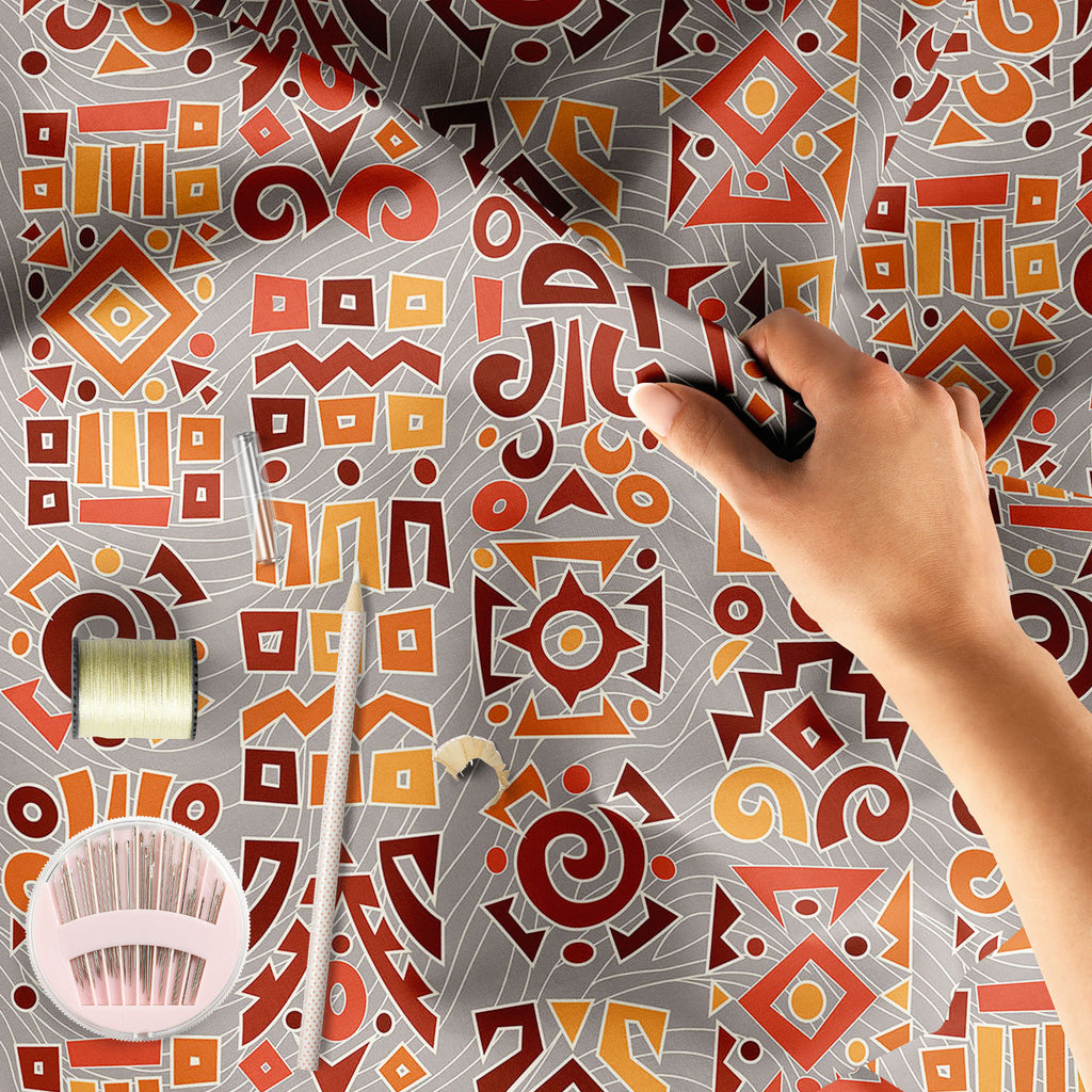 Ethnic Africa Sofa Fabric by Metre | Upholstery For Sofa, Curtains & Cushions-Sofa Fabrics-SOF_FB-IC 5007293 IC 5007293, Abstract Expressionism, Abstracts, African, Art and Paintings, Asian, Botanical, Circle, Culture, Digital, Digital Art, Dots, Ethnic, Floral, Flowers, Geometric, Geometric Abstraction, Graphic, Hand Drawn, Illustrations, Nature, Patterns, Semi Abstract, Signs, Signs and Symbols, Stripes, Traditional, Triangles, Tribal, World Culture, africa, sofa, fabric, by, metre, upholstery, for, curta
