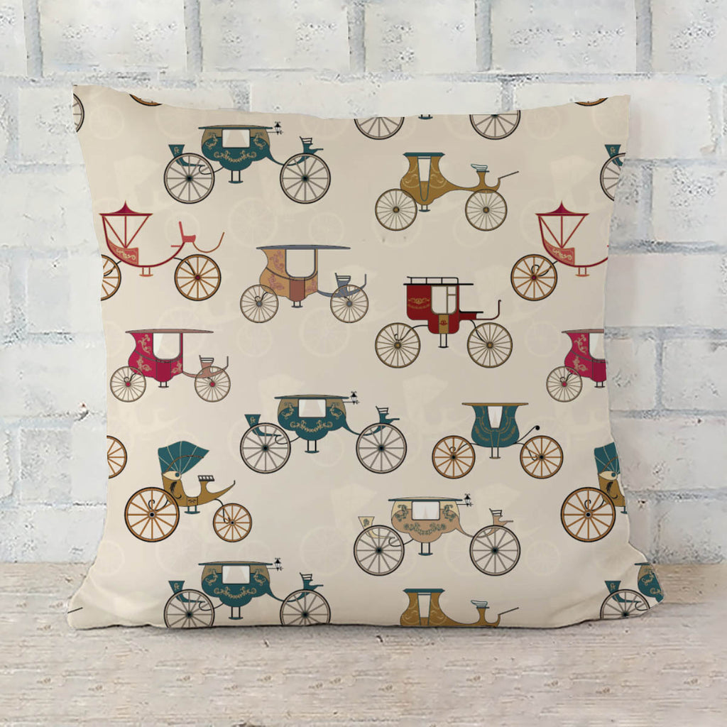 ArtzFolio Antique Carriages Cushion Cover Throw Pillow-Cushion Covers-AZHFR15077719CUS_CV_L-Image Code 5007294 Vishnu Image Folio Pvt Ltd, IC 5007294, ArtzFolio, Cushion Covers, Automobiles, Kids, Digital Art, antique, carriages, cushion, cover, throw, pillow, seamless, pattern, various, sofa throws, single throw pillow, zippered throw pillow cover, satin pillow cover, throw pillow, cushion cover only, cushion cover, pillow cover for sofa, pitaara box, throw cushion, kids cushion cover, square cushion cover