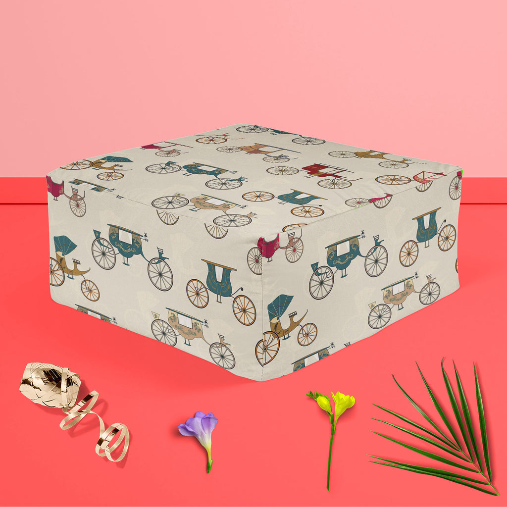 Antique Carriages Footstool Footrest Puffy Pouffe Ottoman Bean Bag | Canvas Fabric-Footstools-FST_CB_BN-IC 5007294 IC 5007294, Ancient, Art and Paintings, Automobiles, Historical, Illustrations, Medieval, Patterns, Signs, Signs and Symbols, Sports, Transportation, Travel, Vehicles, Victorian, Vintage, antique, carriages, footstool, footrest, puffy, pouffe, ottoman, bean, bag, canvas, fabric, horse, and, carriage, art, background, cab, cabriolet, cart, cartwheel, classic, coach, copy, design, elegant, histor