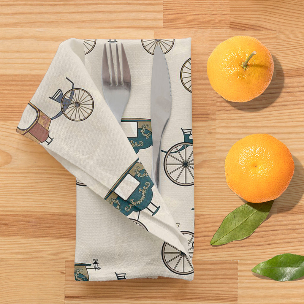 Antique Carriages Table Napkin-Table Napkins-NAP_TB-IC 5007294 IC 5007294, Ancient, Art and Paintings, Automobiles, Historical, Illustrations, Medieval, Patterns, Signs, Signs and Symbols, Sports, Transportation, Travel, Vehicles, Victorian, Vintage, antique, carriages, table, napkin, horse, and, carriage, art, background, cab, cabriolet, cart, cartwheel, classic, coach, copy, design, elegant, historic, illustration, old, pattern, repeat, repetition, revival, ride, seamless, style, texture, transport, vehic