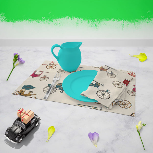 Antique Carriages Table Napkin-Table Napkins-NAP_TB-IC 5007294 IC 5007294, Ancient, Art and Paintings, Automobiles, Historical, Illustrations, Medieval, Patterns, Signs, Signs and Symbols, Sports, Transportation, Travel, Vehicles, Victorian, Vintage, antique, carriages, table, napkin, for, dining, center, poly, cotton, fabric, horse, and, carriage, art, background, cab, cabriolet, cart, cartwheel, classic, coach, copy, design, elegant, historic, illustration, old, pattern, repeat, repetition, revival, ride,