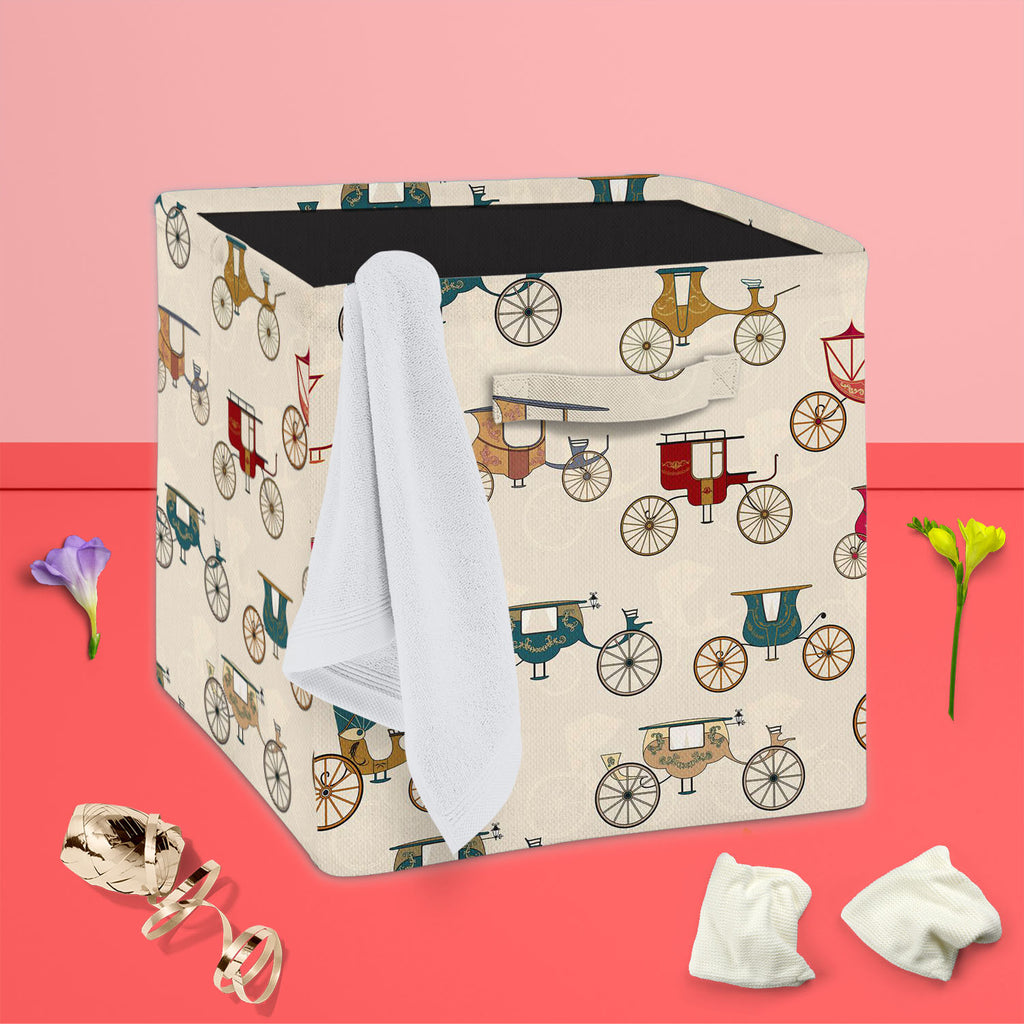 Antique Carriages Foldable Open Storage Bin | Organizer Box, Toy Basket, Shelf Box, Laundry Bag | Canvas Fabric-Storage Bins-STR_BI_CB-IC 5007294 IC 5007294, Ancient, Art and Paintings, Automobiles, Historical, Illustrations, Medieval, Patterns, Signs, Signs and Symbols, Sports, Transportation, Travel, Vehicles, Victorian, Vintage, antique, carriages, foldable, open, storage, bin, organizer, box, toy, basket, shelf, laundry, bag, canvas, fabric, horse, and, carriage, art, background, cab, cabriolet, cart, c