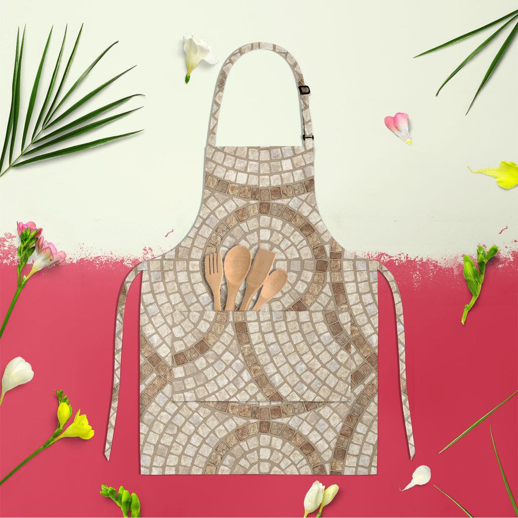 Brown Mosaic Apron | Adjustable, Free Size & Waist Tiebacks-Aprons Neck to Knee-APR_NK_KN-IC 5007295 IC 5007295, Abstract Expressionism, Abstracts, Architecture, Check, Digital, Digital Art, Geometric, Geometric Abstraction, Graphic, Grid Art, Marble, Marble and Stone, Patterns, Semi Abstract, brown, mosaic, apron, adjustable, free, size, waist, tiebacks, texture, stone, floor, seamless, textures, abstract, background, bath, block, bright, build, ceramic, checks, construct, construction, cube, decor, glass,