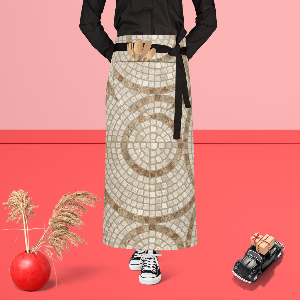 Brown Mosaic Apron | Adjustable, Free Size & Waist Tiebacks-Aprons Waist to Feet-APR_WS_FT-IC 5007295 IC 5007295, Abstract Expressionism, Abstracts, Architecture, Check, Digital, Digital Art, Geometric, Geometric Abstraction, Graphic, Grid Art, Marble, Marble and Stone, Patterns, Semi Abstract, brown, mosaic, apron, adjustable, free, size, waist, tiebacks, texture, stone, floor, seamless, textures, abstract, background, bath, block, bright, build, ceramic, checks, construct, construction, cube, decor, glass