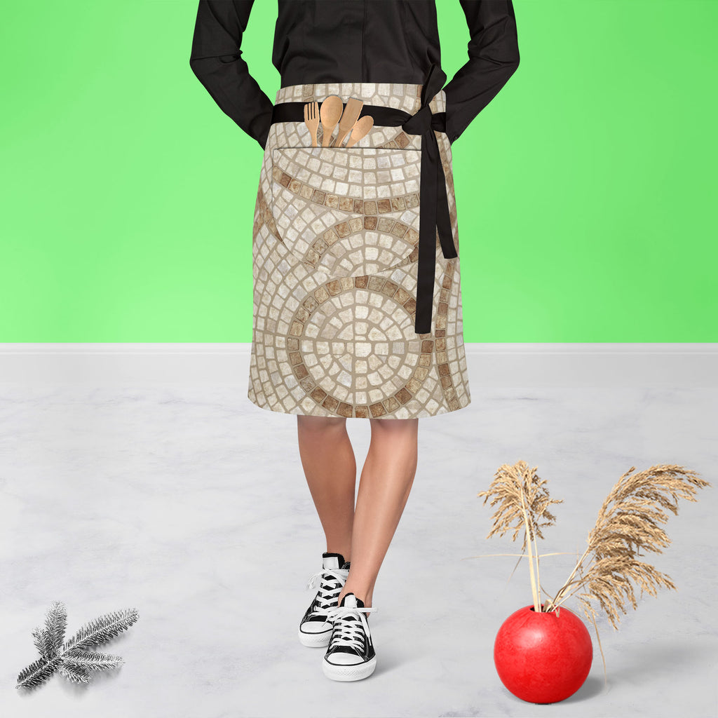 Brown Mosaic Apron | Adjustable, Free Size & Waist Tiebacks-Apron Waist to Knee-APR_WS_KN-IC 5007295 IC 5007295, Abstract Expressionism, Abstracts, Architecture, Check, Digital, Digital Art, Geometric, Geometric Abstraction, Graphic, Grid Art, Marble, Marble and Stone, Patterns, Semi Abstract, brown, mosaic, apron, adjustable, free, size, waist, tiebacks, texture, stone, floor, seamless, textures, abstract, background, bath, block, bright, build, ceramic, checks, construct, construction, cube, decor, glass,