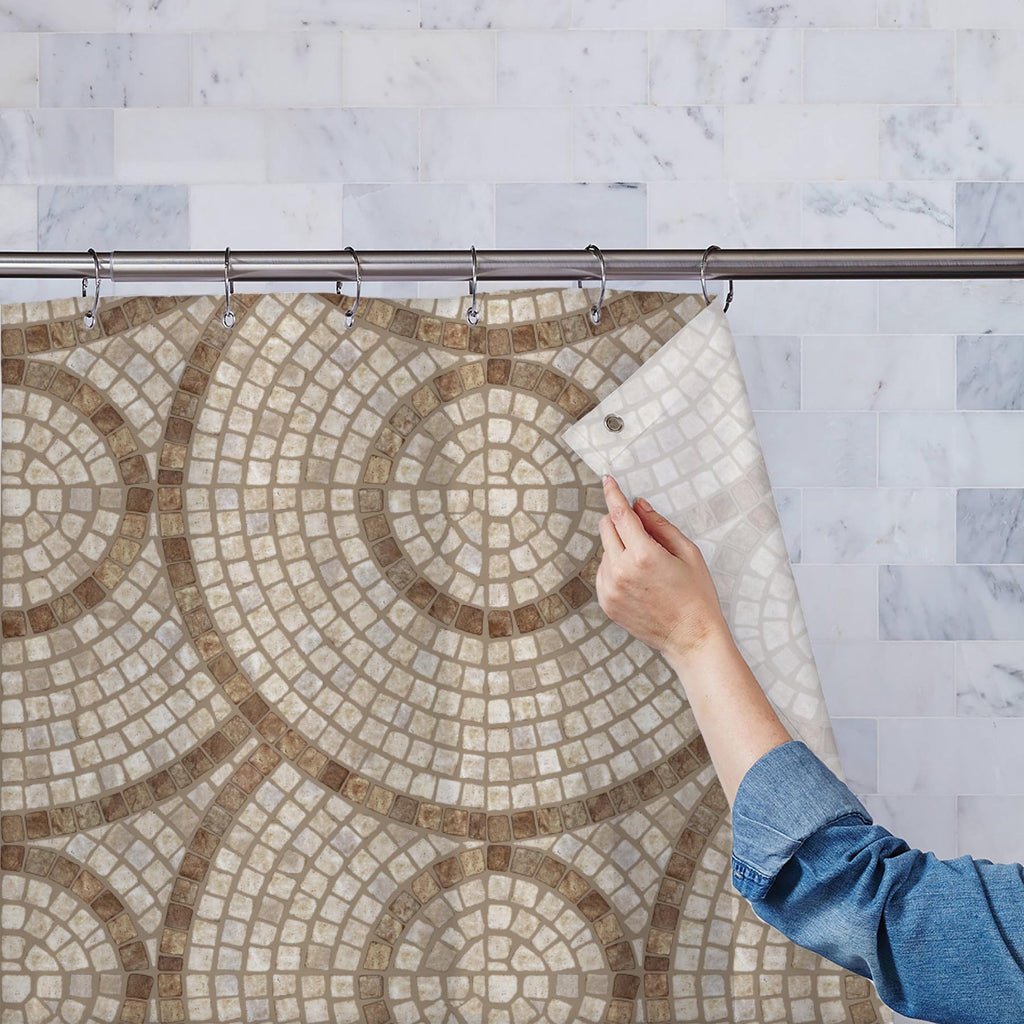 Brown Mosaic Washable Waterproof Shower Curtain-Shower Curtains-CUR_SH-IC 5007295 IC 5007295, Abstract Expressionism, Abstracts, Architecture, Check, Digital, Digital Art, Geometric, Geometric Abstraction, Graphic, Grid Art, Marble, Marble and Stone, Patterns, Semi Abstract, brown, mosaic, washable, waterproof, shower, curtain, texture, stone, floor, seamless, textures, abstract, background, bath, block, bright, build, ceramic, checks, construct, construction, cube, decor, glass, glassy, gloss, glossy, gree
