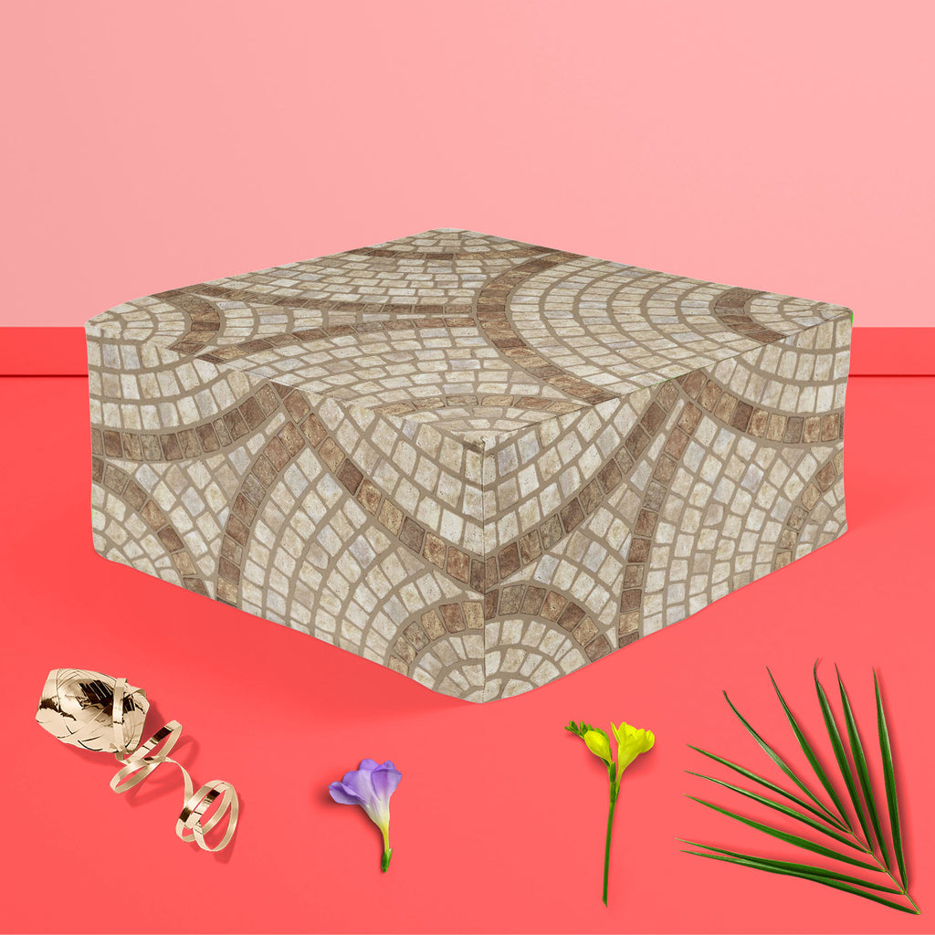 Brown Mosaic Footstool Footrest Puffy Pouffe Ottoman Bean Bag | Canvas Fabric-Footstools-FST_CB_BN-IC 5007295 IC 5007295, Abstract Expressionism, Abstracts, Architecture, Check, Digital, Digital Art, Geometric, Geometric Abstraction, Graphic, Grid Art, Marble, Marble and Stone, Patterns, Semi Abstract, brown, mosaic, footstool, footrest, puffy, pouffe, ottoman, bean, bag, canvas, fabric, texture, stone, floor, seamless, textures, abstract, background, bath, block, bright, build, ceramic, checks, construct, 