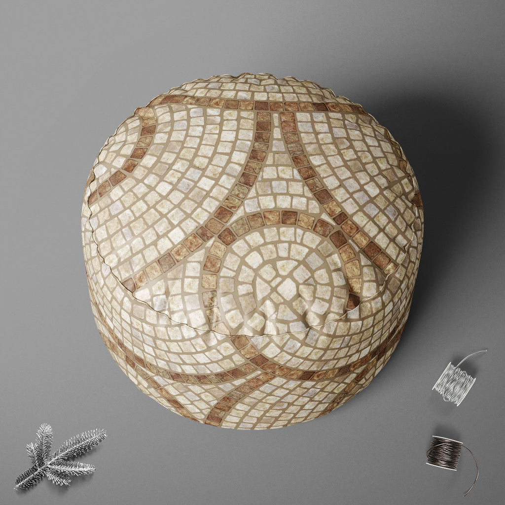 Brown Mosaic Footstool Footrest Puffy Pouffe Ottoman Bean Bag | Canvas Fabric-Footstools-FST_CB_BN-IC 5007295 IC 5007295, Abstract Expressionism, Abstracts, Architecture, Check, Digital, Digital Art, Geometric, Geometric Abstraction, Graphic, Grid Art, Marble, Marble and Stone, Patterns, Semi Abstract, brown, mosaic, footstool, footrest, puffy, pouffe, ottoman, bean, bag, canvas, fabric, texture, stone, floor, seamless, textures, abstract, background, bath, block, bright, build, ceramic, checks, construct, 