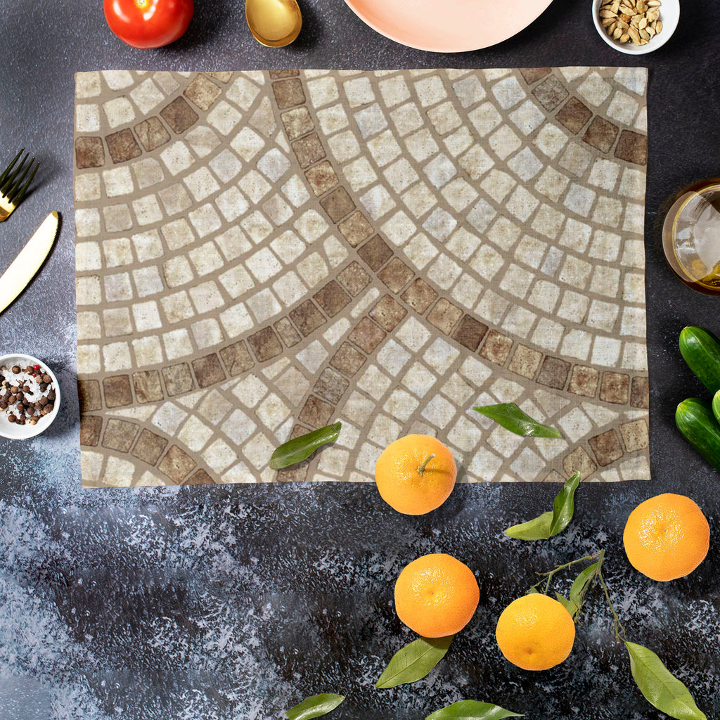 Brown Mosaic Table Mat Placemat-Table Place Mats Fabric-MAT_TB-IC 5007295 IC 5007295, Abstract Expressionism, Abstracts, Architecture, Check, Digital, Digital Art, Geometric, Geometric Abstraction, Graphic, Grid Art, Marble, Marble and Stone, Patterns, Semi Abstract, brown, mosaic, table, mat, placemat, texture, stone, floor, seamless, textures, abstract, background, bath, block, bright, build, ceramic, checks, construct, construction, cube, decor, glass, glassy, gloss, glossy, green, grid, grout, industry,