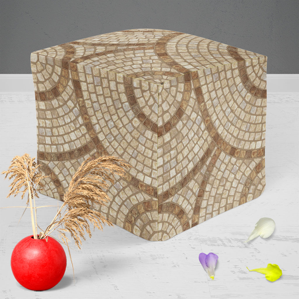 Brown Mosaic Footstool Footrest Puffy Pouffe Ottoman Bean Bag | Canvas Fabric-Footstools-FST_CB_BN-IC 5007295 IC 5007295, Abstract Expressionism, Abstracts, Architecture, Check, Digital, Digital Art, Geometric, Geometric Abstraction, Graphic, Grid Art, Marble, Marble and Stone, Patterns, Semi Abstract, brown, mosaic, footstool, footrest, puffy, pouffe, ottoman, bean, bag, canvas, fabric, texture, stone, floor, seamless, textures, abstract, background, bath, block, bright, build, ceramic, checks, construct, 