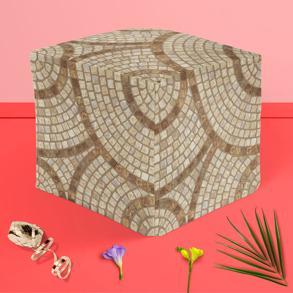Brown Mosaic Footstool Footrest Puffy Pouffe Ottoman Bean Bag | Canvas Fabric-Footstools-FST_CB_BN-IC 5007295 IC 5007295, Abstract Expressionism, Abstracts, Architecture, Check, Digital, Digital Art, Geometric, Geometric Abstraction, Graphic, Grid Art, Marble, Marble and Stone, Patterns, Semi Abstract, brown, mosaic, puffy, pouffe, ottoman, footstool, footrest, bean, bag, canvas, fabric, texture, stone, floor, seamless, textures, abstract, background, bath, block, bright, build, ceramic, checks, construct, 