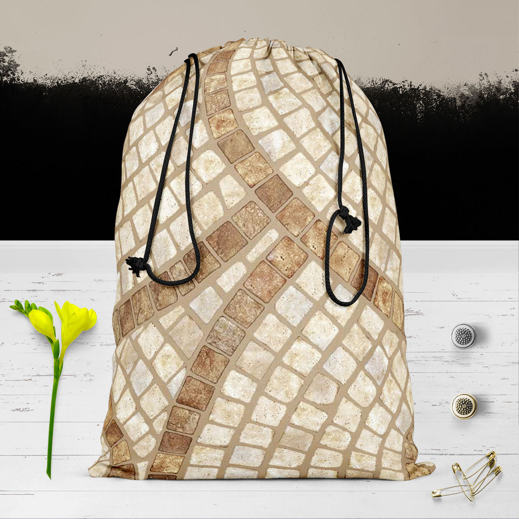 Brown Mosaic Reusable Sack Bag | Bag for Gym, Storage, Vegetable & Travel-Drawstring Sack Bags-SCK_FB_DS-IC 5007295 IC 5007295, Abstract Expressionism, Abstracts, Architecture, Check, Digital, Digital Art, Geometric, Geometric Abstraction, Graphic, Grid Art, Marble, Marble and Stone, Patterns, Semi Abstract, brown, mosaic, reusable, sack, bag, for, gym, storage, vegetable, travel, texture, stone, floor, seamless, textures, abstract, background, bath, block, bright, build, ceramic, checks, construct, constru