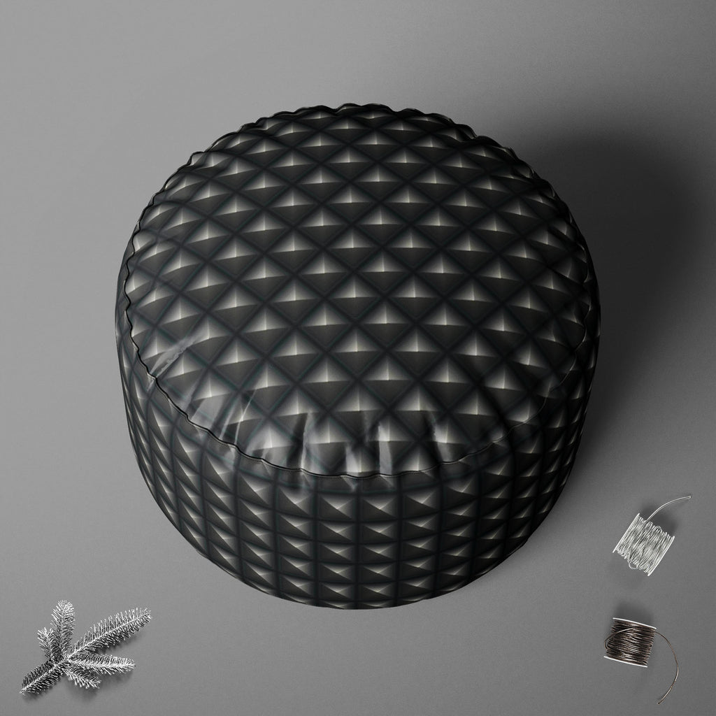 Abstract Art D39 Footstool Footrest Puffy Pouffe Ottoman Bean Bag | Canvas Fabric - Footstools - ArtzFolio.com