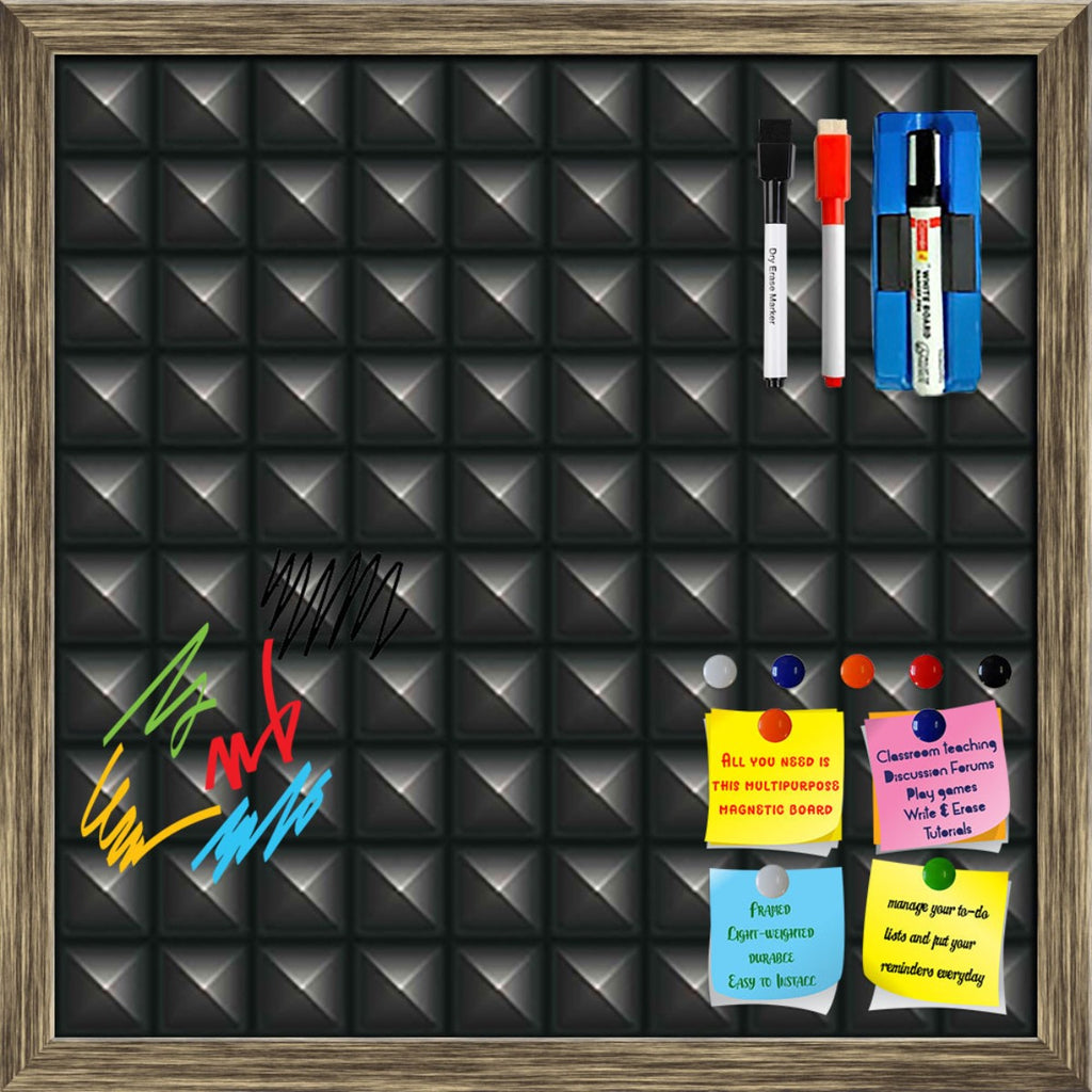 Abstract Art Framed Magnetic Dry Erase Board | Combo with Magnet Buttons & Markers - Magnetic Boards Framed - ArtzFolio.com