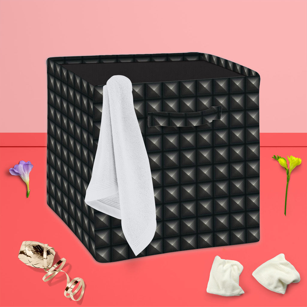 Abstract Art D39 Foldable Open Storage Bin | Organizer Box, Toy Basket, Shelf Box, Laundry Bag | Canvas Fabric - Storage Bins - ArtzFolio.com