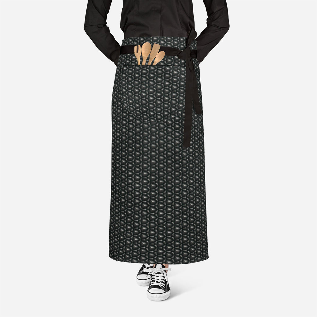 Abstract Art Apron | Adjustable, Free Size & Waist Tiebacks - Aprons Waist to Knee - ArtzFolio.com