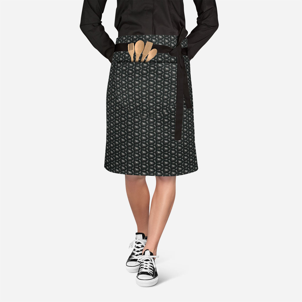 Abstract Art Apron | Adjustable, Free Size & Waist Tiebacks - Apron Waist to Feet - ArtzFolio.com