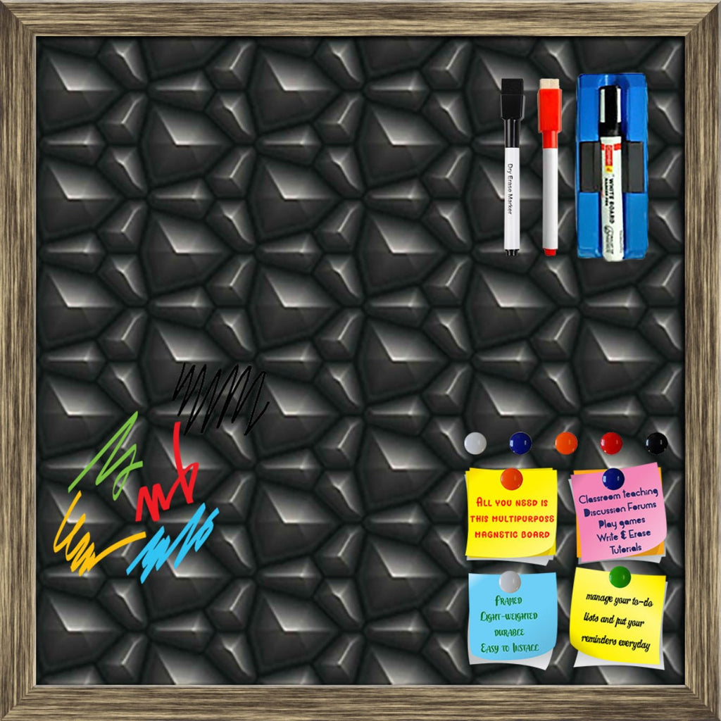 Abstract Art Framed Magnetic Dry Erase Board | Combo with Magnet Buttons & Markers - Magnetic Boards Framed - ArtzFolio.com