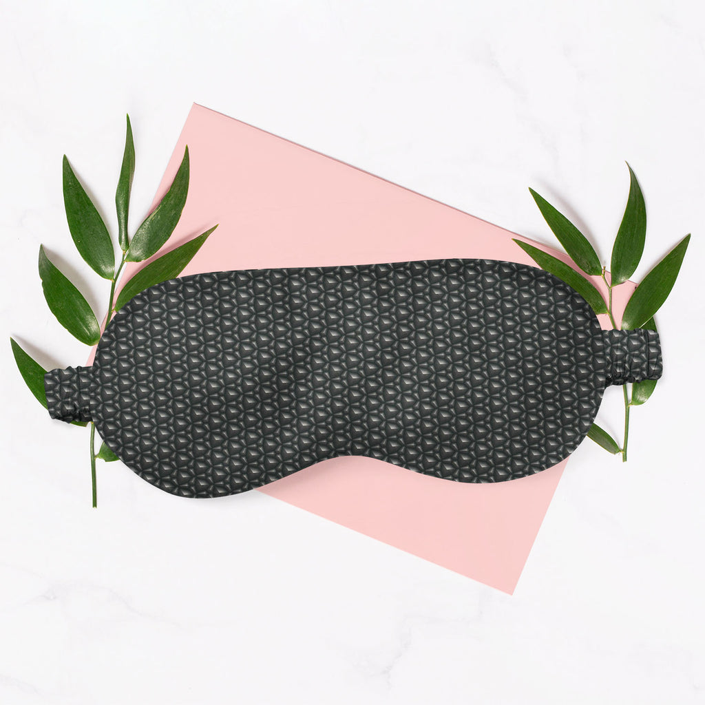 Abstract Art Sleeping Eye Pad Blackout Eye Cover | Soft Anti-Allergic Eco-Friendly Natural Mulberry Silk Fabric - Sleep Masks - ArtzFolio.com