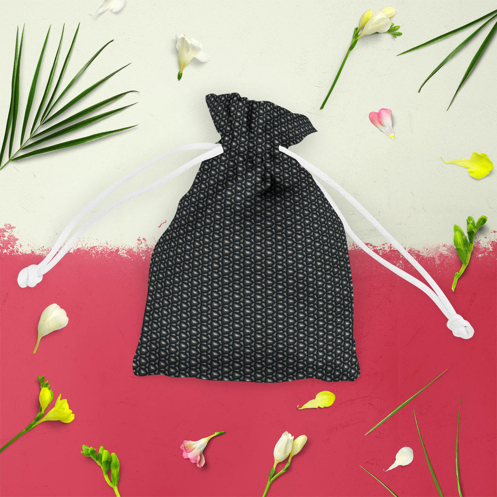 Abstract Art D40 Pouch Wrist Potli Bag | Bag for Weddings & Casual Parties - Drawstring Pouches - ArtzFolio.com