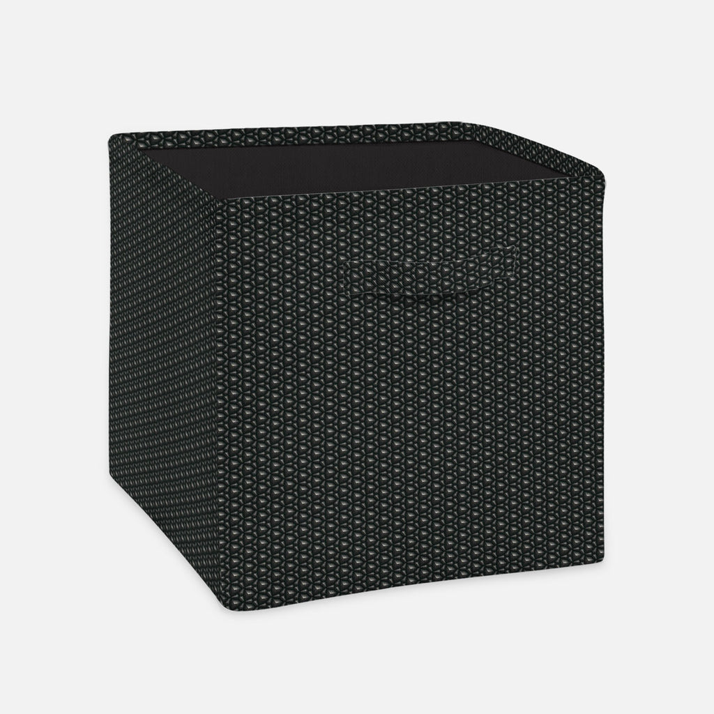 Abstract Art Foldable Open Storage Bin | Organizer Box, Toy Basket, Shelf Box, Laundry Bag | Canvas Fabric - Storage Bins - ArtzFolio.com