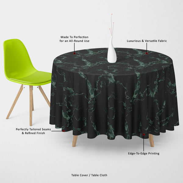 Green Table Cloth Cover-Table Covers-CVR_TB_RD-IC 5007298 IC 5007298, Abstract Expressionism, Abstracts, Art and Paintings, Black, Black and White, Marble, Marble and Stone, Patterns, Semi Abstract, Signs, Signs and Symbols, green, table, cloth, cover, canvas, fabric, texture, granite, abstract, art, backdrop, background, built, structure, construction, material, dark, decoration, deep, design, natural, pattern, rock, rough, seamless, spotted, stone, tracery, wall, wallpaper, artzfolio, table cloth, table c