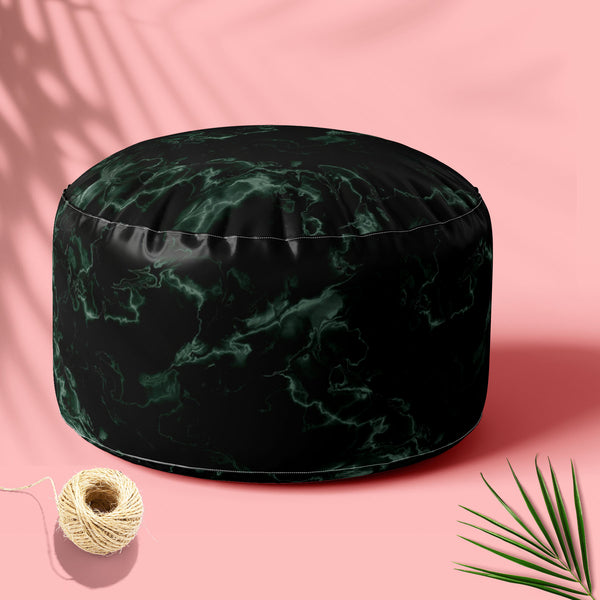 Green Art Footstool Footrest Puffy Pouffe Ottoman Bean Bag | Canvas Fabric-Footstools-FST_CB_BN-IC 5007298 IC 5007298, Abstract Expressionism, Abstracts, Art and Paintings, Black, Black and White, Marble, Marble and Stone, Patterns, Semi Abstract, Signs, Signs and Symbols, green, art, footstool, footrest, puffy, pouffe, ottoman, bean, bag, floor, cushion, pillow, canvas, fabric, texture, granite, abstract, backdrop, background, built, structure, construction, material, dark, decoration, deep, design, natura