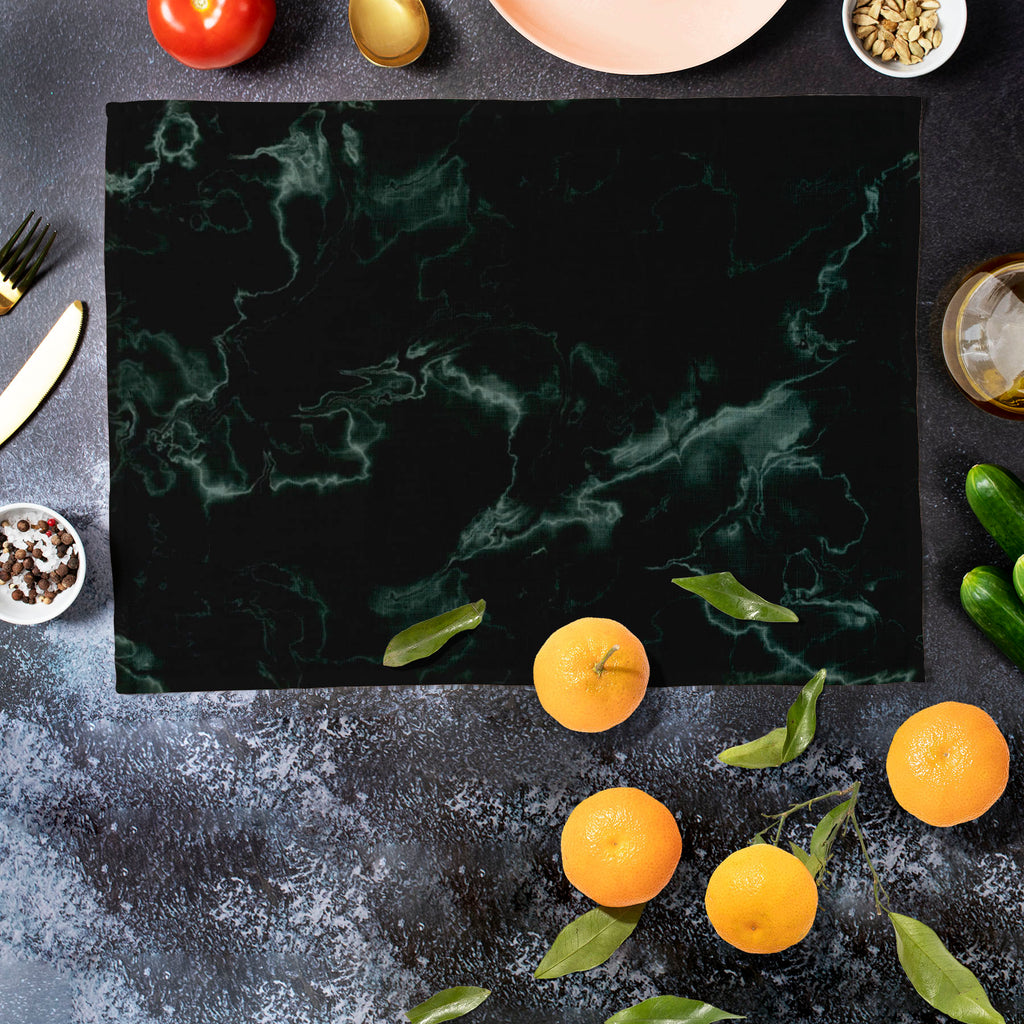 Green Art Table Mat Placemat-Table Place Mats Fabric-MAT_TB-IC 5007298 IC 5007298, Abstract Expressionism, Abstracts, Art and Paintings, Black, Black and White, Marble, Marble and Stone, Patterns, Semi Abstract, Signs, Signs and Symbols, green, art, table, mat, placemat, texture, granite, abstract, backdrop, background, built, structure, construction, material, dark, decoration, deep, design, natural, pattern, rock, rough, seamless, spotted, stone, tracery, wall, wallpaper, artzfolio, table mats for dining 