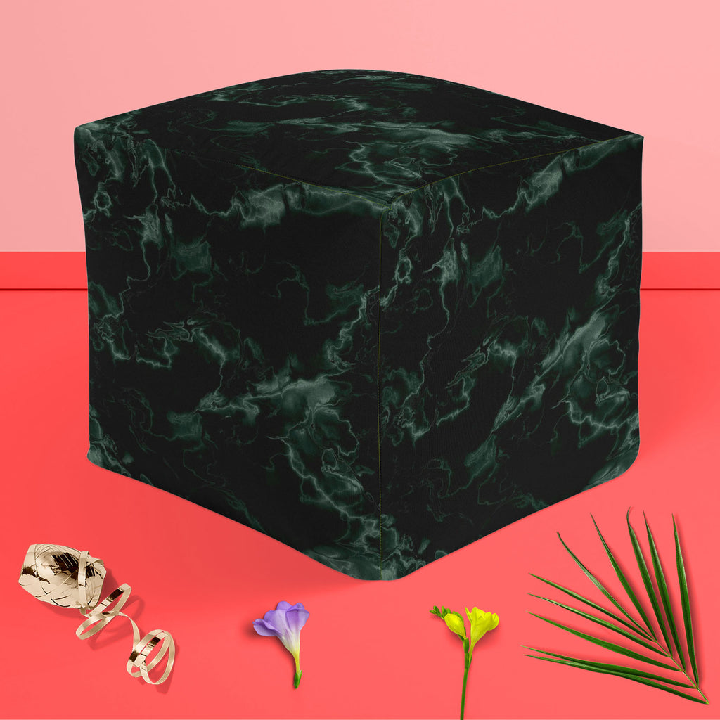 Green Art Footstool Footrest Puffy Pouffe Ottoman Bean Bag | Canvas Fabric-Footstools-FST_CB_BN-IC 5007298 IC 5007298, Abstract Expressionism, Abstracts, Art and Paintings, Black, Black and White, Marble, Marble and Stone, Patterns, Semi Abstract, Signs, Signs and Symbols, green, art, footstool, footrest, puffy, pouffe, ottoman, bean, bag, canvas, fabric, texture, granite, abstract, backdrop, background, built, structure, construction, material, dark, decoration, deep, design, natural, pattern, rock, rough,