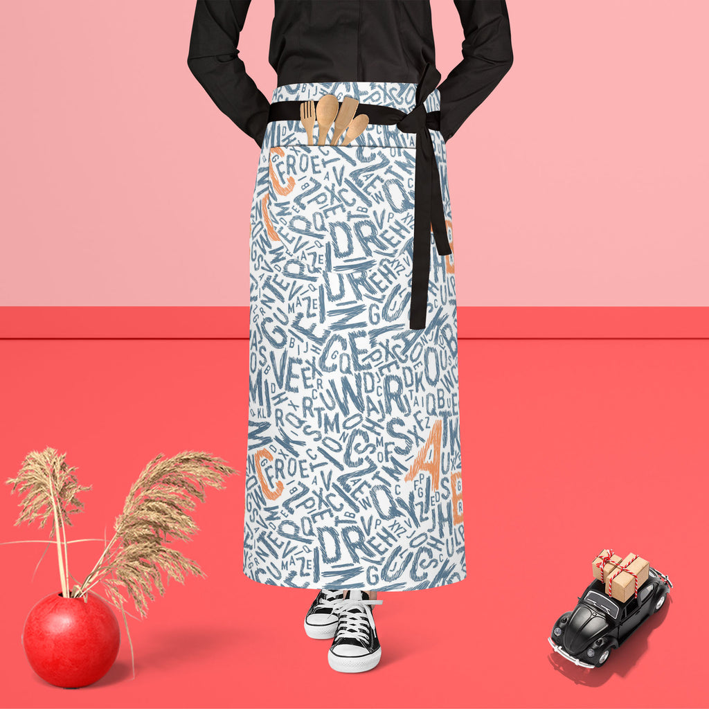 Sketch Art Apron | Adjustable, Free Size & Waist Tiebacks-Aprons Waist to Feet-APR_WS_FT-IC 5007299 IC 5007299, Abstract Expressionism, Abstracts, Alphabets, Art and Paintings, Calligraphy, Decorative, Digital, Digital Art, Education, Graphic, Hand Drawn, Illustrations, Patterns, Schools, Semi Abstract, Signs, Signs and Symbols, Sketches, Symbols, Text, Universities, sketch, art, apron, adjustable, free, size, waist, tiebacks, abc, abstract, alphabet, artwork, backdrop, background, continuous, decor, decora