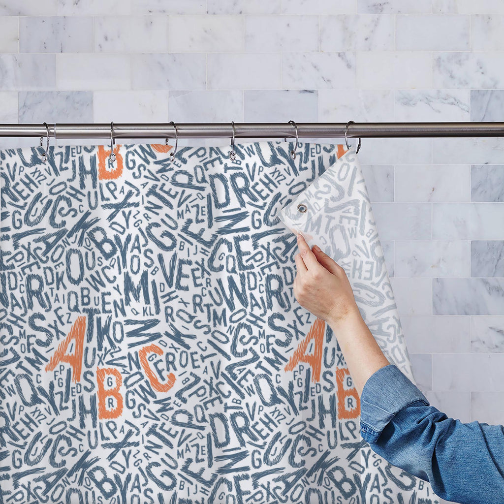 Sketch Art Washable Waterproof Shower Curtain-Shower Curtains-CUR_SH-IC 5007299 IC 5007299, Abstract Expressionism, Abstracts, Alphabets, Art and Paintings, Calligraphy, Decorative, Digital, Digital Art, Education, Graphic, Hand Drawn, Illustrations, Patterns, Schools, Semi Abstract, Signs, Signs and Symbols, Sketches, Symbols, Text, Universities, sketch, art, washable, waterproof, shower, curtain, abc, abstract, alphabet, artwork, backdrop, background, continuous, decor, decoration, design, font, grade, gr