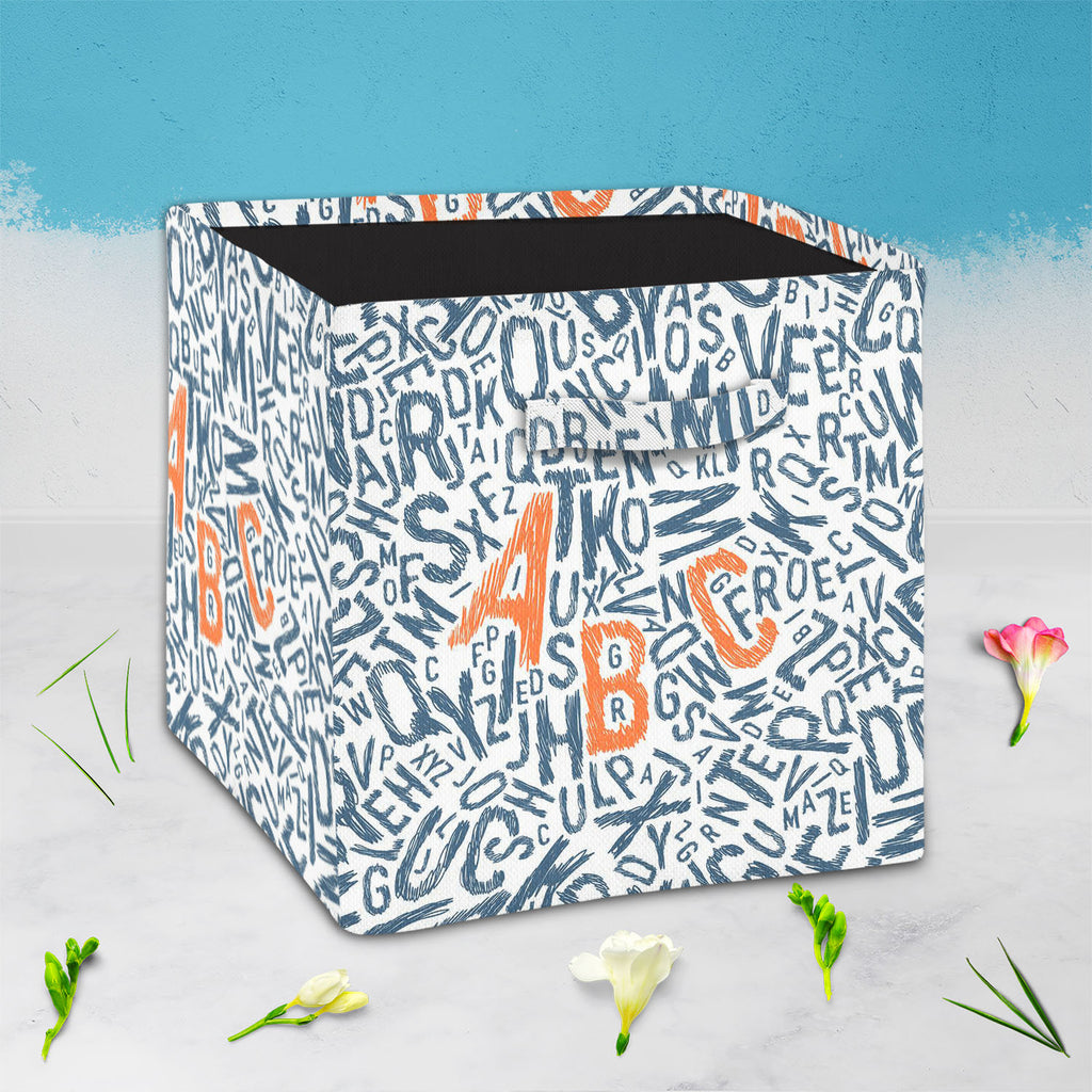 Sketch Art Foldable Open Storage Bin | Organizer Box, Toy Basket, Shelf Box, Laundry Bag | Canvas Fabric-Storage Bins-STR_BI_CB-IC 5007299 IC 5007299, Abstract Expressionism, Abstracts, Alphabets, Art and Paintings, Calligraphy, Decorative, Digital, Digital Art, Education, Graphic, Hand Drawn, Illustrations, Patterns, Schools, Semi Abstract, Signs, Signs and Symbols, Sketches, Symbols, Text, Universities, sketch, art, foldable, open, storage, bin, organizer, box, toy, basket, shelf, laundry, bag, canvas, fa