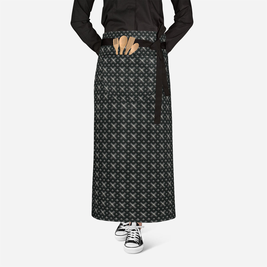 Abstract Art Apron | Adjustable, Free Size & Waist Tiebacks - Aprons Waist to Knee - ArtzFolio.com