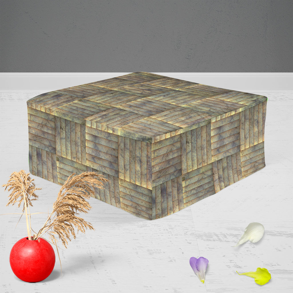 Tiled Art D4 Footstool Footrest Puffy Pouffe Ottoman Bean Bag | Canvas Fabric-Footstools-FST_CB_BN-IC 5007301 IC 5007301, Modern Art, Patterns, Signs, Signs and Symbols, Metallic, tiled, art, d4, footstool, footrest, puffy, pouffe, ottoman, bean, bag, canvas, fabric, alloy, aluminium, aluminum, background, blank, bright, brushed, design, durable, empty, floor, grey, grunge, hard, heavy, highlight, industrial, industry, iron, lines, material, metal, modern, new, old, plate, polished, reflection, reflective, 