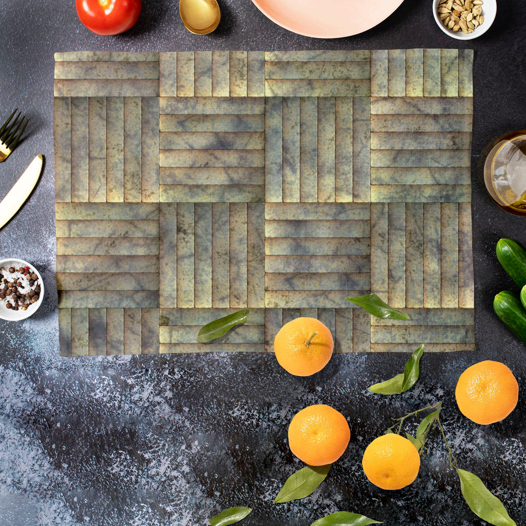 Tiled Art D4 Table Mat Placemat-Table Place Mats Fabric-MAT_TB-IC 5007301 IC 5007301, Modern Art, Patterns, Signs, Signs and Symbols, Metallic, tiled, art, d4, table, mat, placemat, alloy, aluminium, aluminum, background, blank, bright, brushed, design, durable, empty, floor, grey, grunge, hard, heavy, highlight, industrial, industry, iron, lines, material, metal, modern, new, old, plate, polished, reflection, reflective, rough, seamless, sheet, shiny, smooth, stainless, steel, strong, style, surface, textu