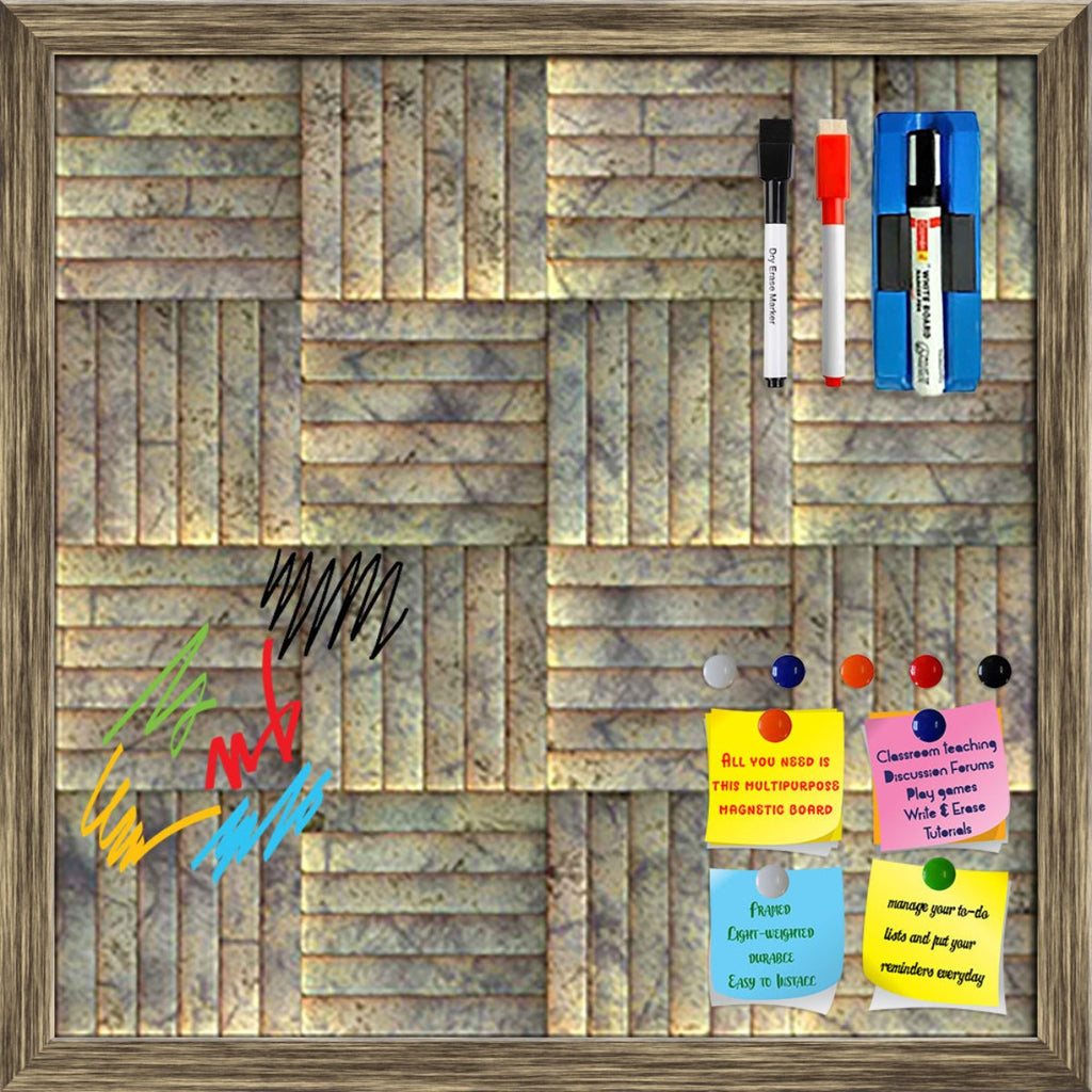 Tiled Art Framed Magnetic Dry Erase Board | Combo with Magnet Buttons & Markers-Magnetic Boards Framed-MGB_FR-IC 5007301 IC 5007301, Modern Art, Patterns, Signs, Signs and Symbols, Metallic, tiled, art, framed, magnetic, dry, erase, board, printed, whiteboard, with, 4, magnets, 2, markers, 1, duster, alloy, aluminium, aluminum, background, blank, bright, brushed, design, durable, empty, floor, grey, grunge, hard, heavy, highlight, industrial, industry, iron, lines, material, metal, modern, new, old, plate, 