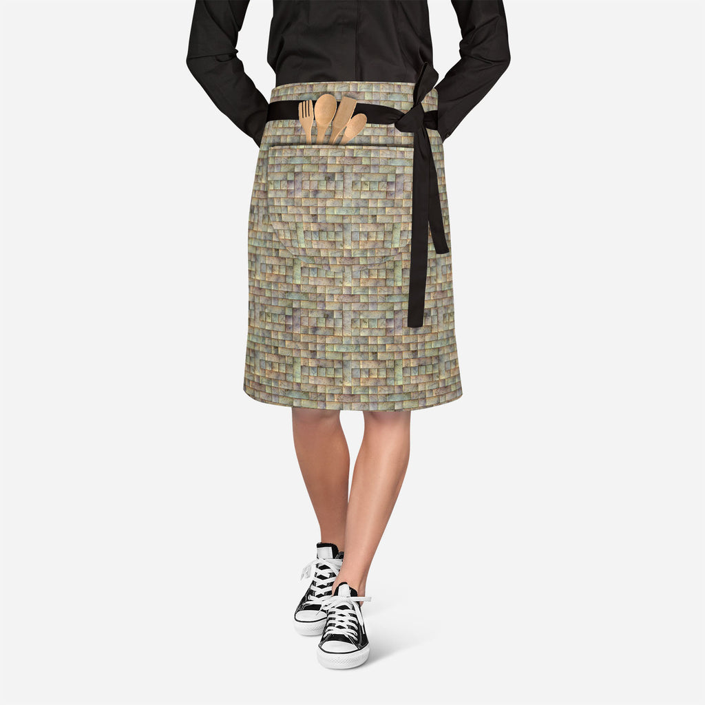 Tiled Art Apron | Adjustable, Free Size & Waist Tiebacks-Apron Waist to Feet-APR_WS_KN-IC 5007303 IC 5007303, Modern Art, Patterns, Signs, Signs and Symbols, Metallic, tiled, art, apron, adjustable, free, size, waist, tiebacks, metal, alloy, aluminium, aluminum, background, blank, bright, brushed, design, durable, empty, floor, grey, grunge, hard, heavy, highlight, industrial, industry, iron, lines, material, modern, new, old, plate, polished, reflection, reflective, rough, seamless, sheet, shiny, smooth, s