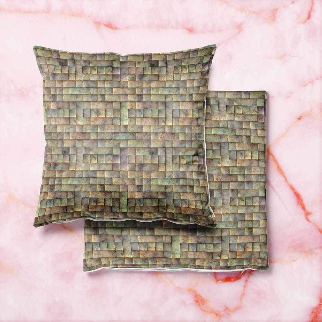 Tiled Art D6 Cushion Cover Throw Pillow-Cushion Covers-CUS_CV-IC 5007303 IC 5007303, Modern Art, Patterns, Signs, Signs and Symbols, Metallic, tiled, art, d6, cushion, cover, throw, pillow, metal, alloy, aluminium, aluminum, background, blank, bright, brushed, design, durable, empty, floor, grey, grunge, hard, heavy, highlight, industrial, industry, iron, lines, material, modern, new, old, plate, polished, reflection, reflective, rough, seamless, sheet, shiny, smooth, stainless, steel, strong, style, surfac