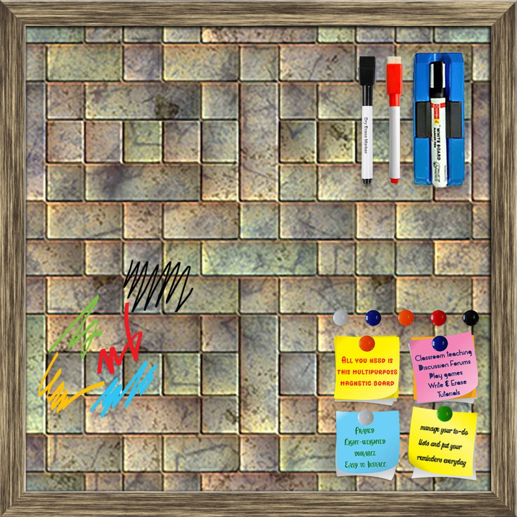 Tiled Art Framed Magnetic Dry Erase Board | Combo with Magnet Buttons & Markers-Magnetic Boards Framed-MGB_FR-IC 5007303 IC 5007303, Modern Art, Patterns, Signs, Signs and Symbols, Metallic, tiled, art, framed, magnetic, dry, erase, board, printed, whiteboard, with, 4, magnets, 2, markers, 1, duster, metal, alloy, aluminium, aluminum, background, blank, bright, brushed, design, durable, empty, floor, grey, grunge, hard, heavy, highlight, industrial, industry, iron, lines, material, modern, new, old, plate, 