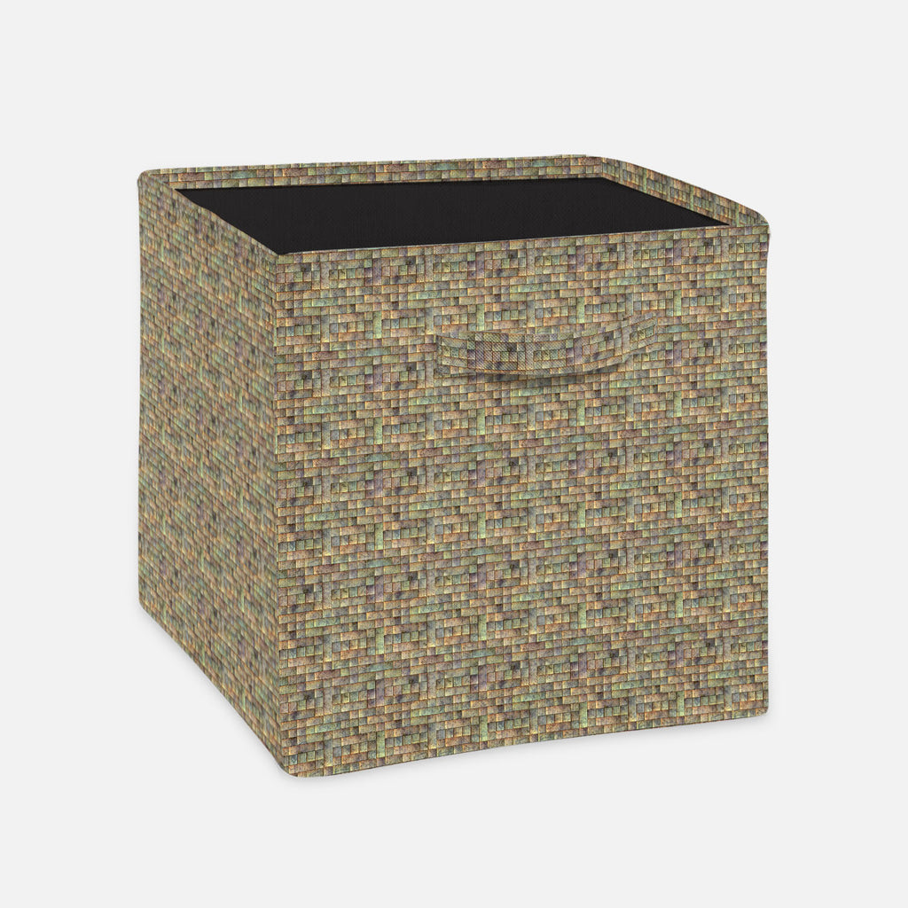 Tiled Art Foldable Open Storage Bin | Organizer Box, Toy Basket, Shelf Box, Laundry Bag | Canvas Fabric-Storage Bins-STR_BI_CB-IC 5007303 IC 5007303, Modern Art, Patterns, Signs, Signs and Symbols, Metallic, tiled, art, foldable, open, storage, bin, organizer, box, toy, basket, shelf, laundry, bag, canvas, fabric, metal, alloy, aluminium, aluminum, background, blank, bright, brushed, design, durable, empty, floor, grey, grunge, hard, heavy, highlight, industrial, industry, iron, lines, material, modern, new