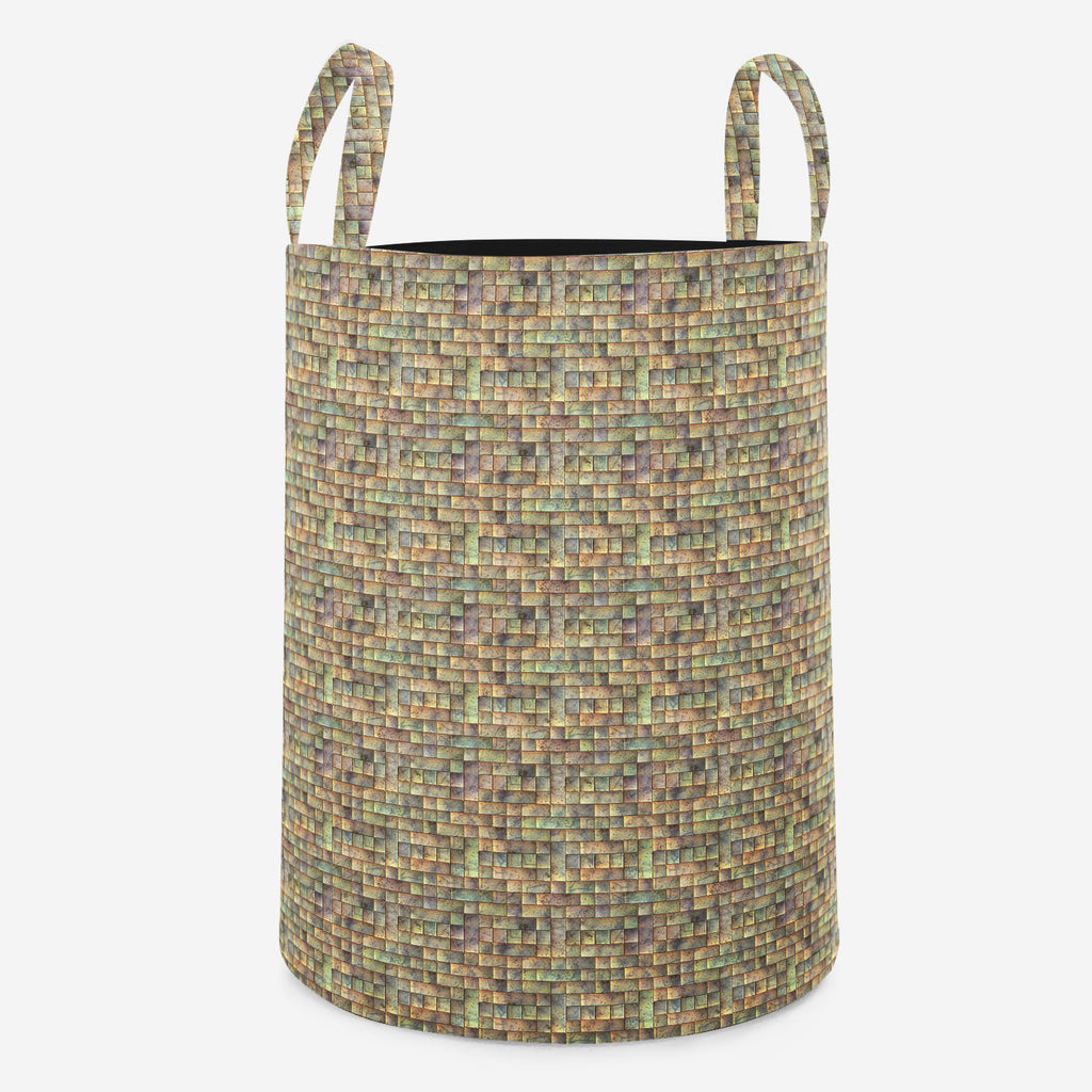 Tiled Art Foldable Open Storage Bin | Organizer Box, Toy Basket, Shelf Box, Laundry Bag | Canvas Fabric-Storage Bins-STR_BI_RD-IC 5007303 IC 5007303, Modern Art, Patterns, Signs, Signs and Symbols, Metallic, tiled, art, foldable, open, storage, bin, organizer, box, toy, basket, shelf, laundry, bag, canvas, fabric, metal, alloy, aluminium, aluminum, background, blank, bright, brushed, design, durable, empty, floor, grey, grunge, hard, heavy, highlight, industrial, industry, iron, lines, material, modern, new