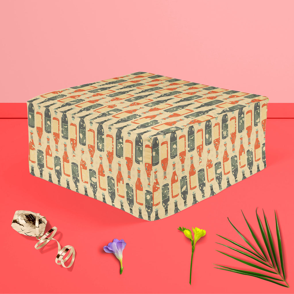 Wine Footstool Footrest Puffy Pouffe Ottoman Bean Bag | Canvas Fabric-Footstools-FST_CB_BN-IC 5007304 IC 5007304, Abstract Expressionism, Abstracts, Art and Paintings, Beverage, Birthday, Illustrations, Kitchen, Love, Paintings, Patterns, Romance, Semi Abstract, Signs, Signs and Symbols, Wedding, Wine, footstool, footrest, puffy, pouffe, ottoman, bean, bag, canvas, fabric, abstract, alcohol, art, backgrounds, bar, blue, celebration, champagne, club, cocktail, cold, day, decoration, design, drink, effect, el