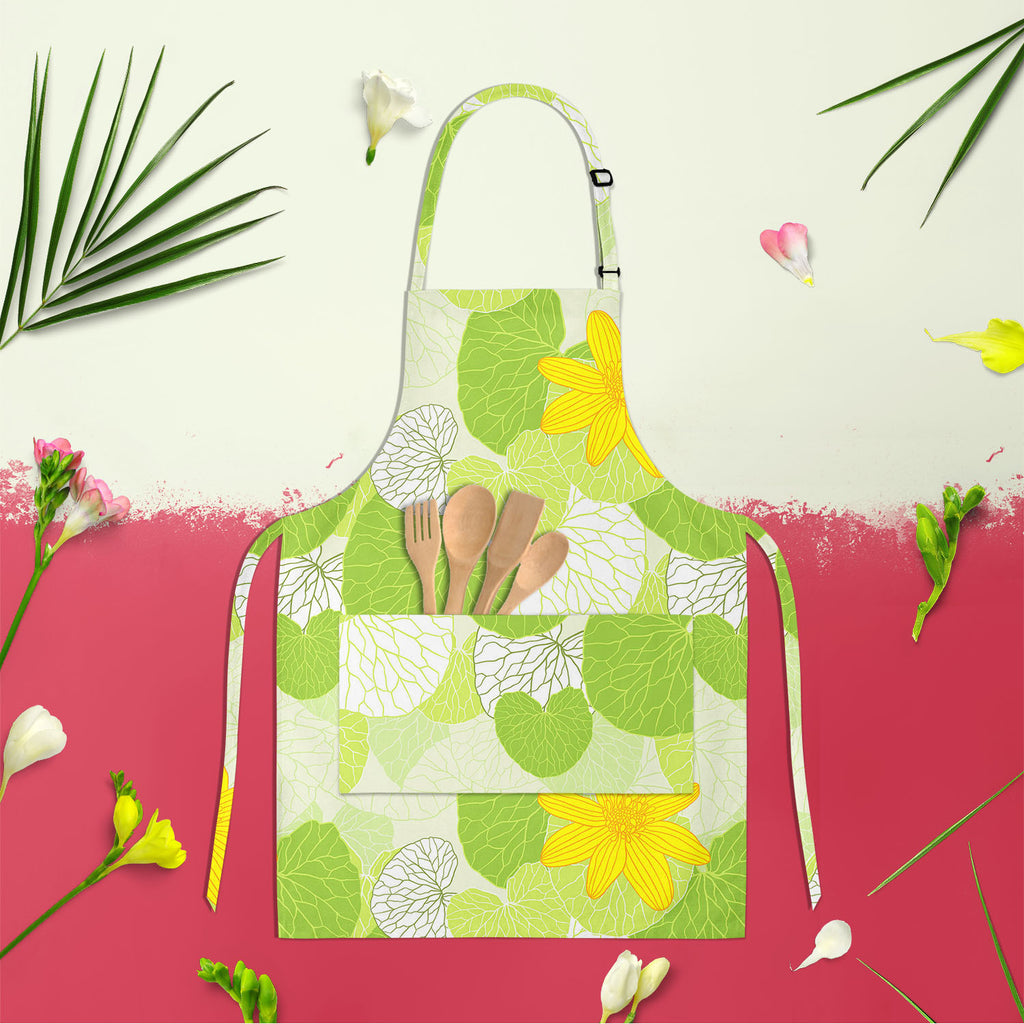 Green Leaves D1 Apron | Adjustable, Free Size & Waist Tiebacks-Aprons Neck to Knee-APR_NK_KN-IC 5007305 IC 5007305, Abstract Expressionism, Abstracts, Ancient, Art and Paintings, Botanical, Decorative, Digital, Digital Art, Floral, Flowers, Graphic, Historical, Illustrations, Medieval, Nature, Patterns, Retro, Scenic, Semi Abstract, Signs, Signs and Symbols, Vintage, Wedding, Wooden, green, leaves, d1, apron, adjustable, free, size, waist, tiebacks, abstract, art, backdrop, background, beautiful, beauty, br